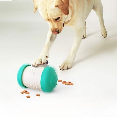 Distributeur de Croquettes pour Chien - BrainChase™ - Bleu - Le Chien Combler