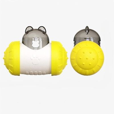 Distributeur de Croquettes pour Chien - BrainChase™ - Jaune - Le Chien Combler