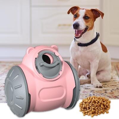 Distributeur de Croquettes pour Chien - BrainChase™ - Rose - Le Chien Combler
