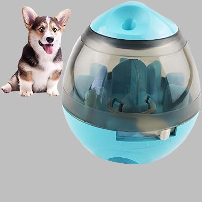 Distributeur de Croquettes pour Chien - FeedMaze™ - Bleu - Le Chien Combler
