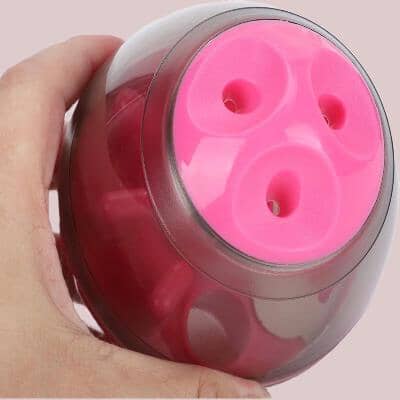 Distributeur de Croquettes pour Chien - FeedMaze™ - Rose - Le Chien Combler