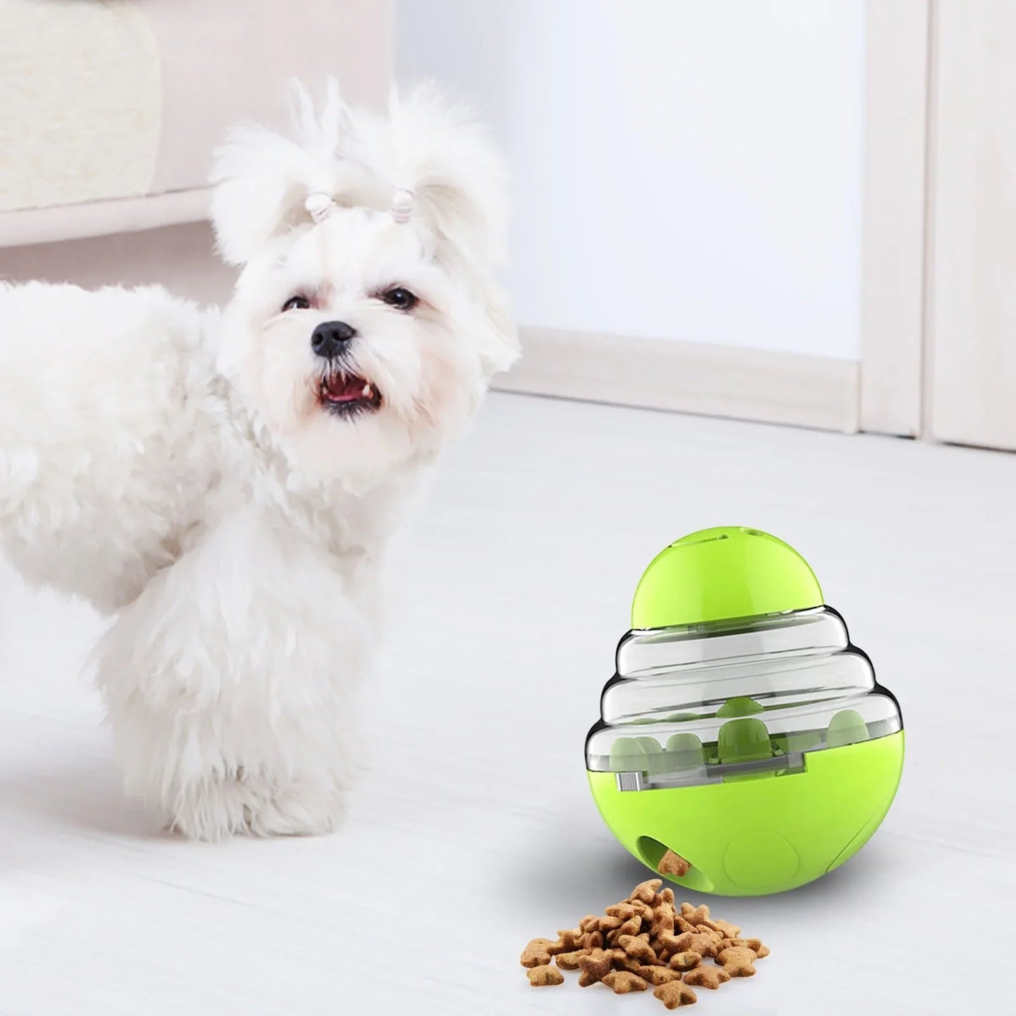 Distributeur de Croquettes pour Chien - SlowFeederDog™ - Vert - Le Chien Combler