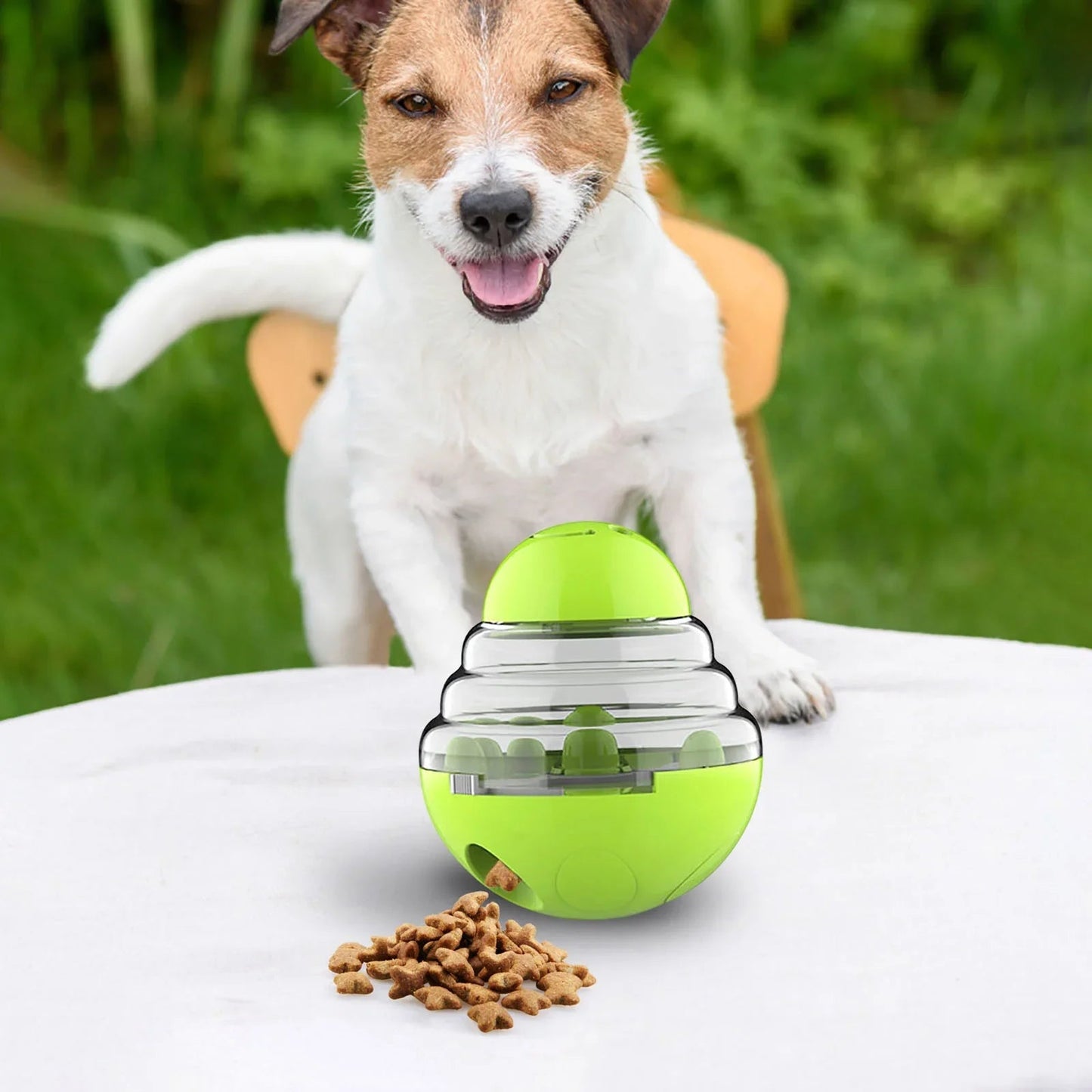 Distributeur de Croquettes pour Chien - SlowFeederDog™ - Vert - Le Chien Combler