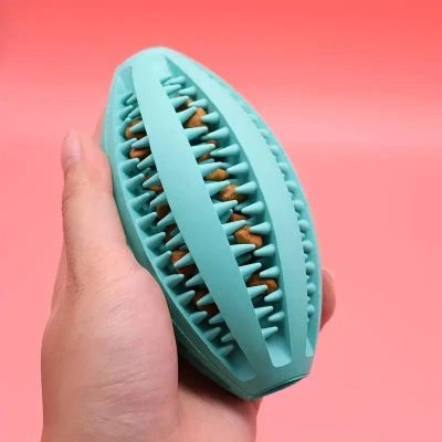 Jouet Interactif pour Chien - ChewBounceBall™ - Bleu Clair - Le Chien Combler