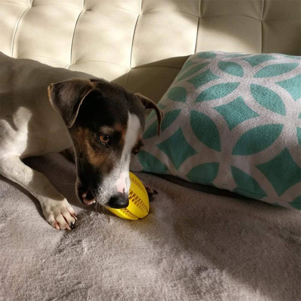 Jouet Interactif pour Chien - ChewBounceBall™ - Jaune - Le Chien Combler