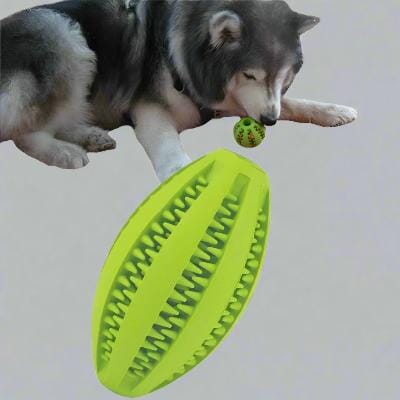 Jouet Interactif pour Chien - ChewBounceBall™ - Vert - Le Chien Combler
