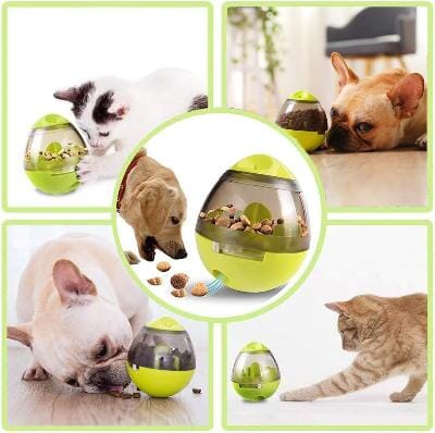 Distributeur de Croquettes pour Chien - FeedMaze™ - Vert - Le Chien Combler