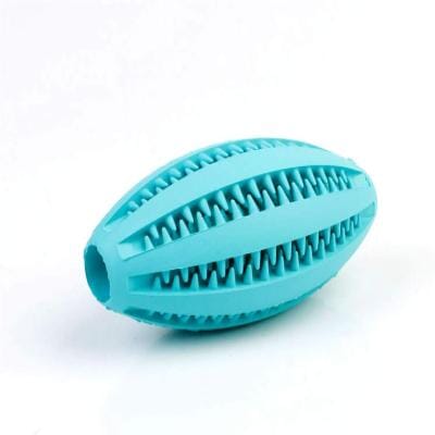 Jouet Interactif pour Chien - ChewBounceBall™ - Bleu Clair - Le Chien Combler