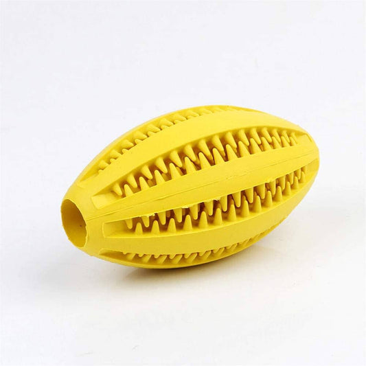 Jouet Interactif pour Chien - ChewBounceBall™ - Jaune - Le Chien Combler