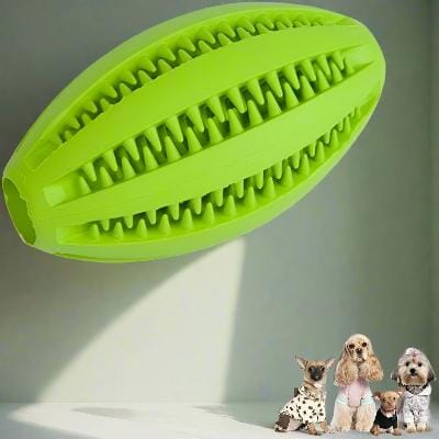 Jouet Interactif pour Chien - ChewBounceBall™ - Vert - Le Chien Combler